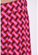 Skirt Yas Yasamanda Pink/Red